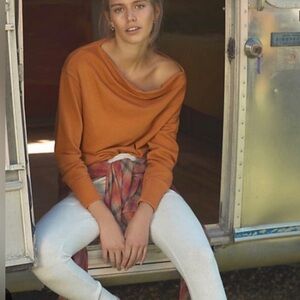 Pilcro and Letterpress Anthropologie Donna Pullover Top